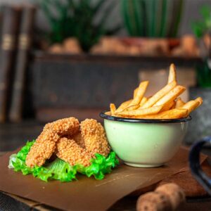 Chicken Nuggets med fries